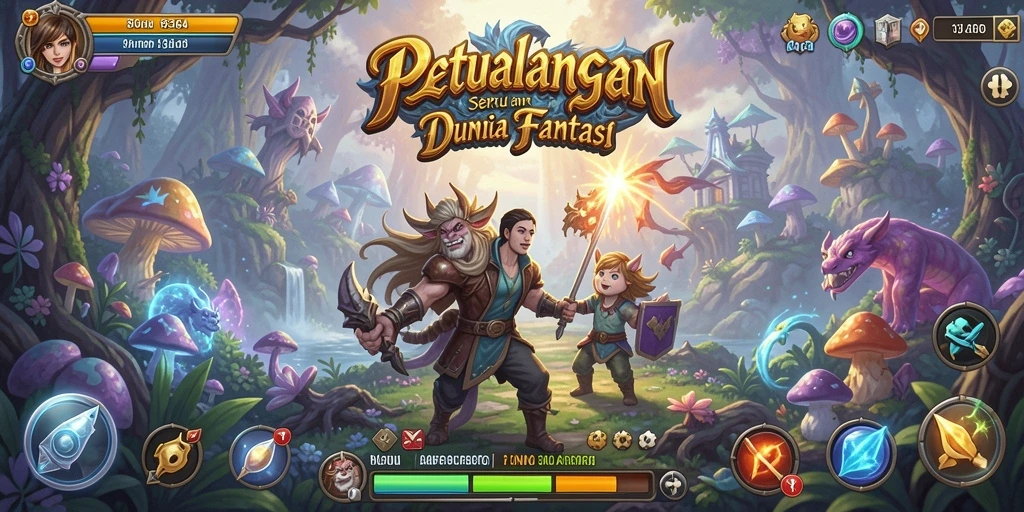 Screenshot menunjukkan petualangan epik dalam game 8364 yang seru.