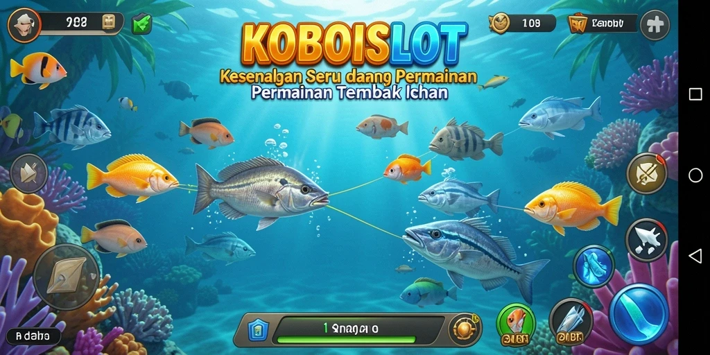 Gameplay seru Tembak Ikan di KOBOISLOT.