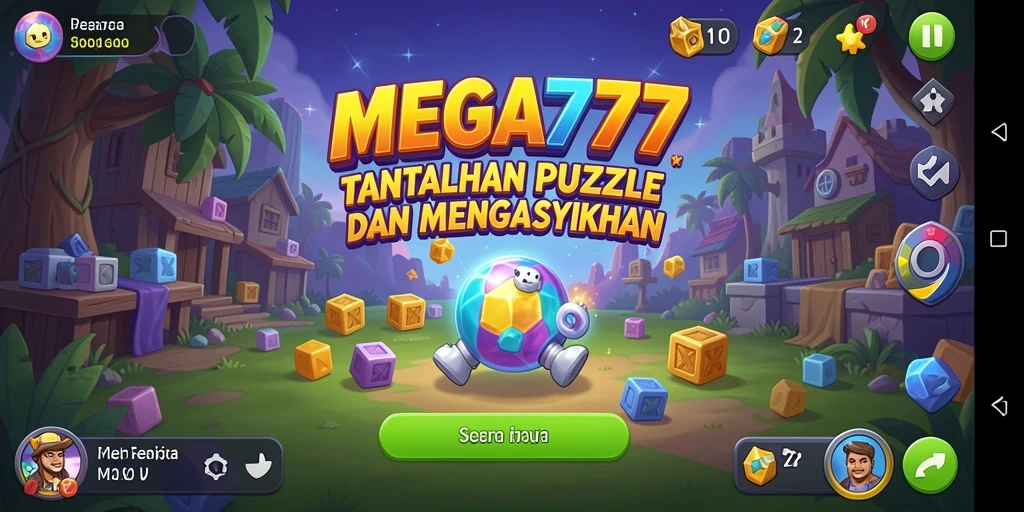 Gameplay seru dari MEGA777 yang menampilkan tantangan Puzzle.