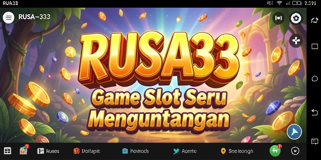 Gameplay RUSA33 menampilkan mesin Slot yang menarik dan beragam fitur bonus.