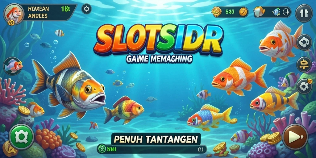 Tampilan menangkap ikan di SLOTSIDR dengan grafik menakjubkan.