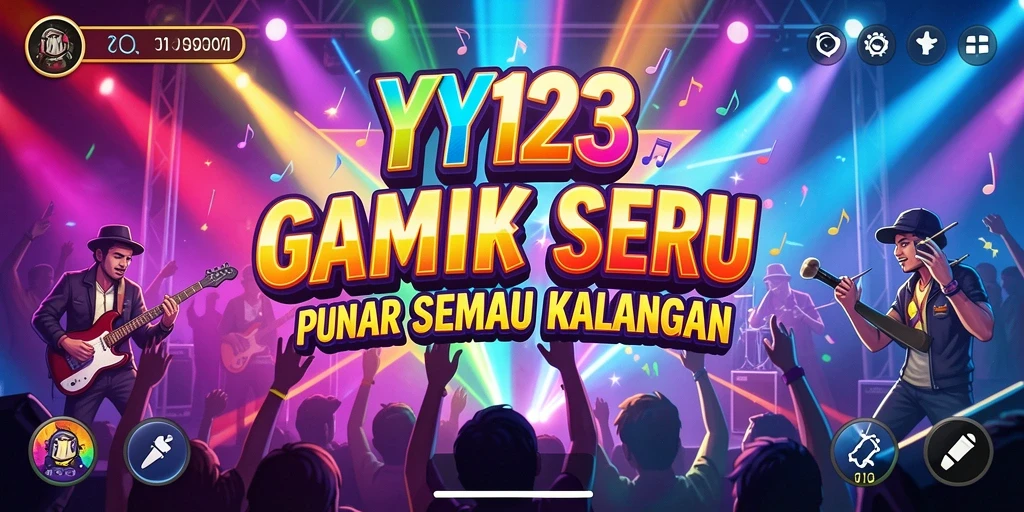 Gameplay menarik dalam YY123 dengan beragam pilihan musik.